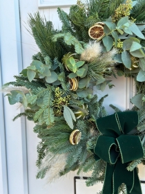 The Tyrell  Christmas Door Wreath