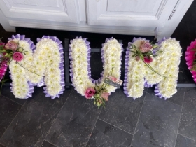 Lilac Tribute Letters Create your own word