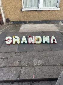 Grenada Flag tribute  funeral letters funeral flowers