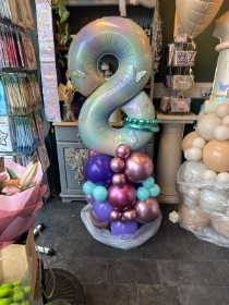 Mermaid Balloon Column