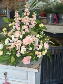 Pale Pink Front Facing Arrangements