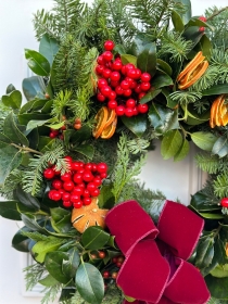 The Blackberry Berried Door Wreath