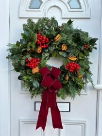 The Blackberry Berried Door Wreath