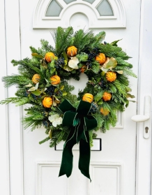 The Stockbridge Velvet Door Wreath